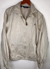 Men’s Vtg Polo RL EMBROIDERED Harrington Jacket Made In USA Michelob Sz L