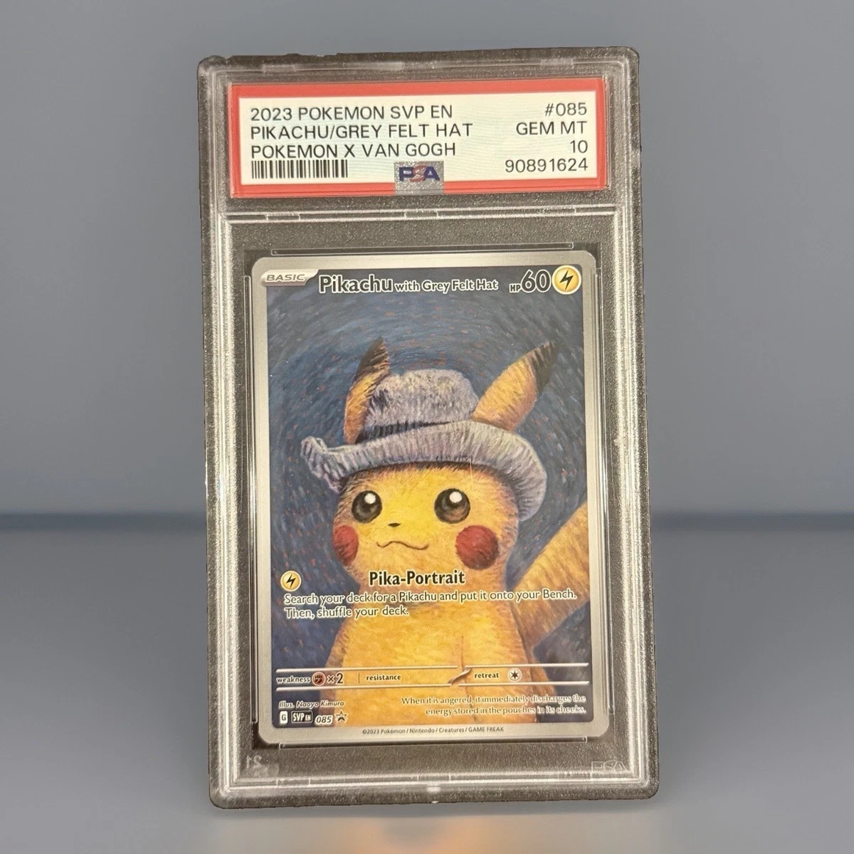 Pikachu/grey Felt Hat