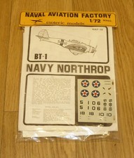 Esoteric Models 1/72 scale Northrop BT-1 - vac-form plane kit