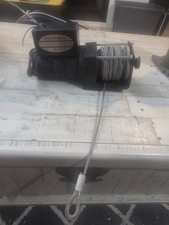12v Dc Atv Utv Electric Utility Winch - Parts Or Repair Project Motor Drum