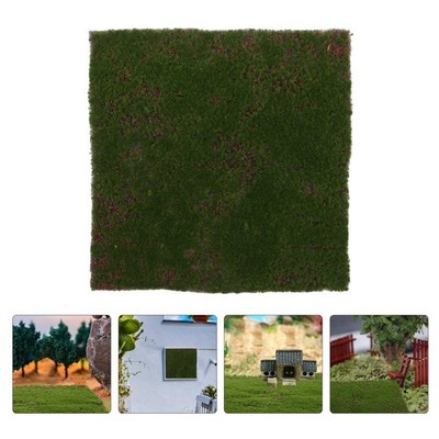 2 Pcs Moos Für Bastelarbeiten Künstlichem Moosrasen Moosimitat-bodenmatte Gras