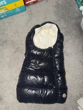 Blue Moncler Baby Carseat Nest