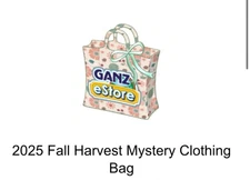 Webkinz Classic 2025 Fall Harvest Mystery Clothing Bag Code (emailed)