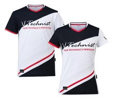 TECHNIST 25F/W Unisex Badminton T-Shirt Sports Training Tee AsiaFit NWT TNT66032