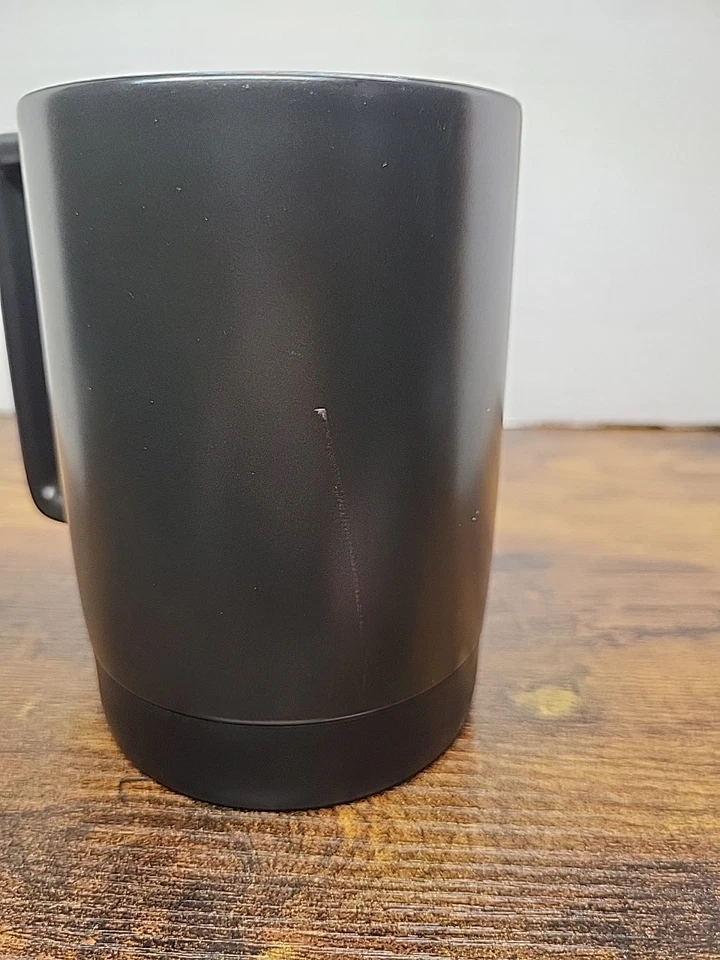 Starbucks Black Ceramic Rubber Bottom Travel Mug w/Lid/2018/14oz/Stylish  - Image 2 of 4