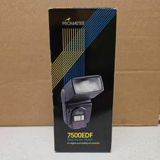 Promaster 7500EDF Shoe Mount Flash for Digital Film Cameras Fits Nikon Code 7287