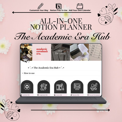 Notion Student Template | Digital Planner & Study Tracker 2026 | Fast Delivery 