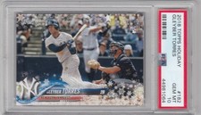 2018 Gleyber Torres Topps Holiday ROOKIE CARD #182 - PSA 10 Gem Tigers Yankees. rookie card picture