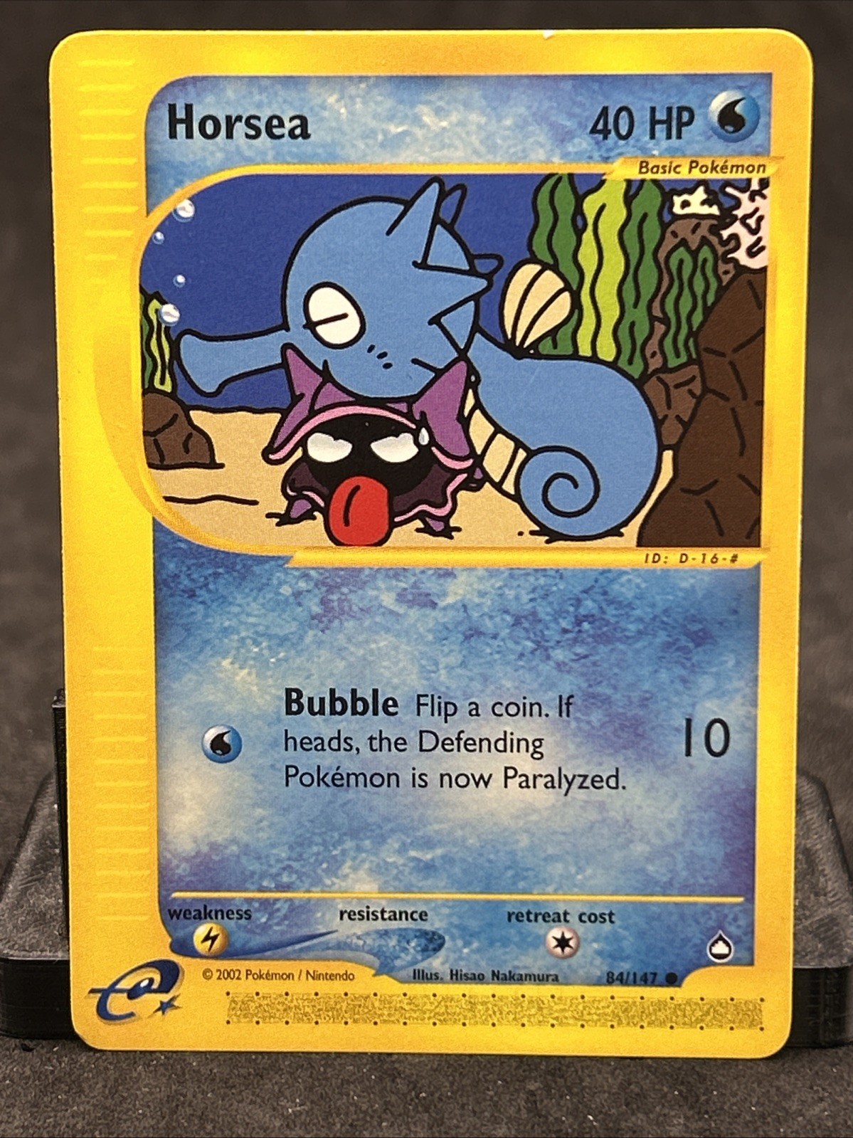 Horsea 84/147 Aquapolis Common HP Pokemon TCG 💦 🐎