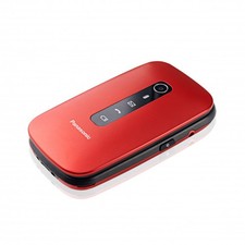 Panasonic KX-TU550 Rojo Teléfono Móvil A Concha 4G Con Botón Sos