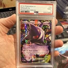 Pokémon Gengar EX XY Phantom Forces 34/119 Ultra Rare Holo English PSA 9 2014