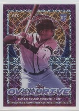 2021 Panini Chronicles Overdrive Purple Velocity Prizm Cristian Pache #11 0i1i