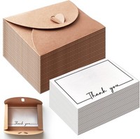 BriefumschläGe Kraftpapier 10,6×7,6 Cm Mit 25 Blatt Blanko Papier Karten
