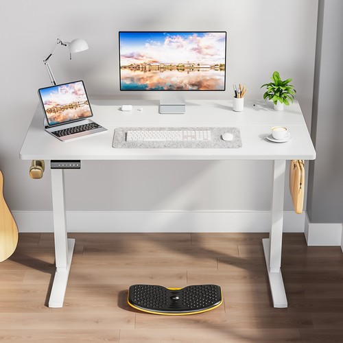 Adjustable Electric Standing Desk - 40/48/55/63 x 24 inch, Sit to Stand Up Desk