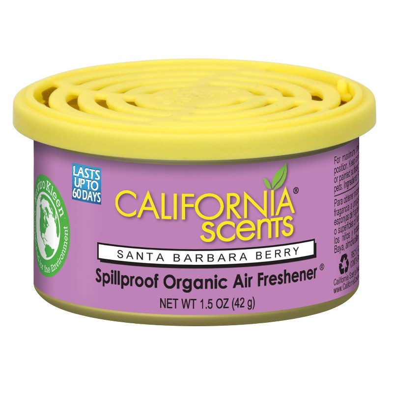 6x California Scents Spillproof Can Santa Barbara Berry 15oz NA New 7190₽