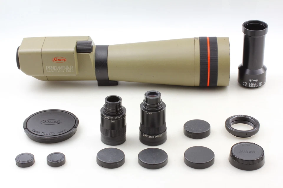 【N MINT】 KOWA Prominar TSN-4 20-60x Zoom, 30x Wide, 800/10.4 Nikon F From JAPAN - Image 3 of 4