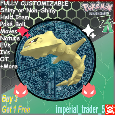 Pokémon Legends Z-A   Alpha Shiny Steelix   Best 6IV Customizable