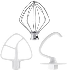 3-Piece Kit Attachments for Kitchenaid Tilt-Head Stand Mixer, Accessories Stainl