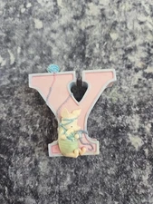 Vintage Disney Winnie the Pooh Letter Initial Y Michel & Co. Nursery Baby Decor