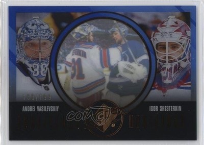 2024 SPx Excellence Redefined Blue /199 Andrei Vasilevskiy Igor Shesterkin 0b3