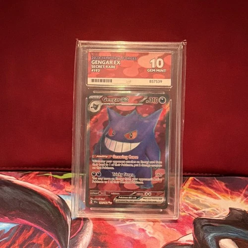 Pokémon TCG Gengar ex 193 SV05 Temporal Forces Secret Rare Holo EN HP310 ace 10