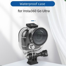 Waterproof Case for Insta360 Go Ultra, 50M Dive Housing for Swimming Snorkeling
