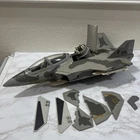 G.I. Joe Thunderwing Jet F-22 Raptor Valor vs Venom Missing Pilot & Some Missles