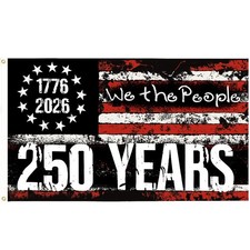 3 Ply America 250th Anniversary Flag, 3x5 Ft Double Sided 250 Anniversary USA