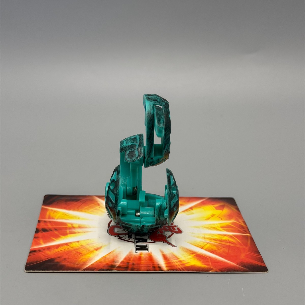 Bakugan Abis Omega 540G Green Ventus Bakucore Battle Damaged