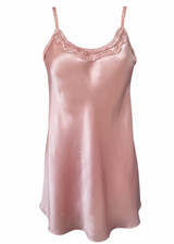 VTG Oscar de la Renta Pink Label Silk Satin Nightie Chemise Dress Soft Girl