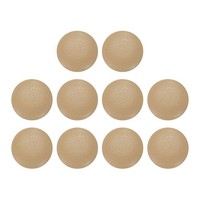 10 Stk. Pu-LederknöPfe 12,5Mm Rund Alu FüR Diy Kleidung, Kamel