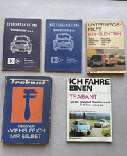 Betriebsanleitungen Trabant | DDR KFZ Handbuch | Schrauber Bücher| 5 Bücher
