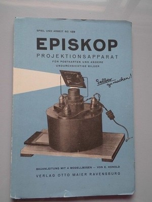 Episkop Projektionsapparat für Postkarten und andere undurchsichtige Bilder Hono