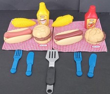 Little Tikes Picnic Play Food 23 Piece Set For 2 Excellent Condition