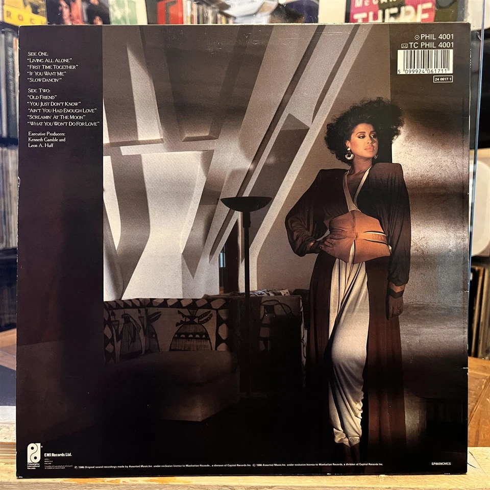 [SOUL/R&B]~EXC LP~PHYLLIS HYMAN~Living All Alone~[1986~EMI~Issue]~UK IMPORT - Image 2 of 4