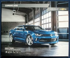 Prospekt brochure 2016 Chevrolet Chevy Camaro (USA)