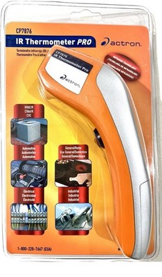 Actron CP7876 IR Thermometer PRO Non-Contact Infrared Thermometer with Laser ...