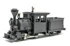 HOn3 Scale Toma 0-4-0 H.K. Porter Steam Locomotive w/Tender Kit Fluted Engine
