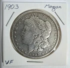 1903 Morgan Silver Dollar $1 VF Philadelphia Mint