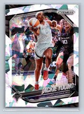 2025 Panini Prizm WNBA Jackie Young Cracked Ice 23