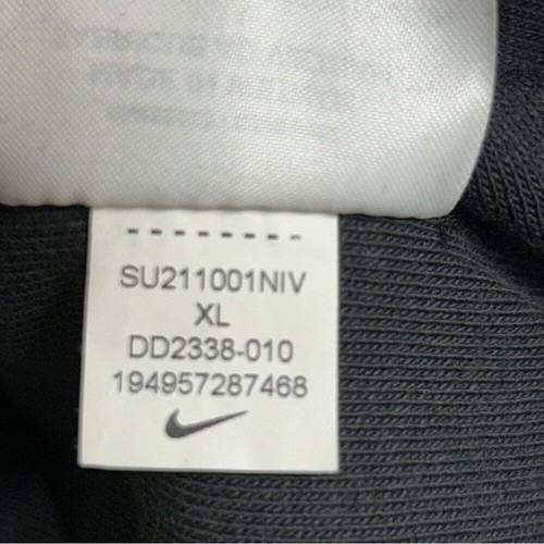 Nike Sportswear Youth Black Heritage Romper French Terry Fabric Pockets Size XL - Picture 8 of 8