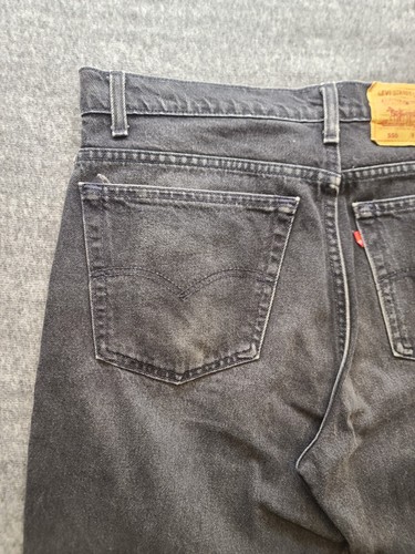 Vintage Levi's 550 Mens 38x30 Relaxed Fit Tapered Leg Dad Jeans Black USA Made - Picture 12 of 15