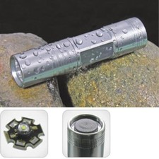 Posta Pro1 - NERO MINI TORCIA PILA TASCABILE A BATTERIA IN ALLUMINIO  LAMPADA  L