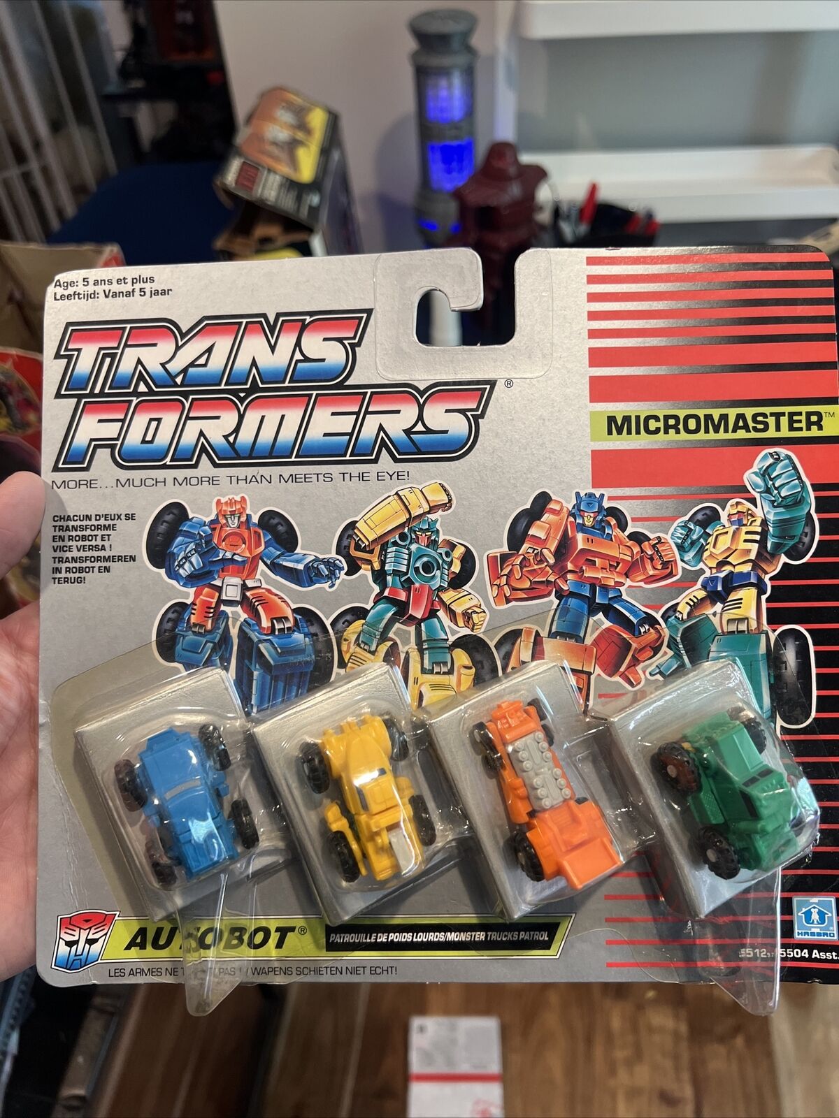 Transformers G1 1990 MONSTER TRUCKS PATROL MOSC micromasters hasbro French