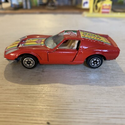 VINTAGE YATMING #1059 RED LAMBORGHINI JOTA SPORTS CAR 1:64 HONG KONG RARE