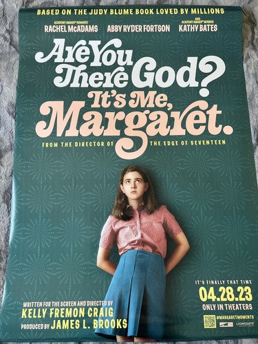 Are You There God? It's Me, Margaret. Movie Poster 27" x 40"