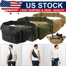 Tactical Carry Fanny Pack Holster Concealed Pistol Waist Pack Bag Gun Holster