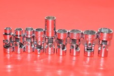 Mac & Snap-On 1/4" Drive 10pc Metric 6mm - 14mm Universal Swivel Socket Set