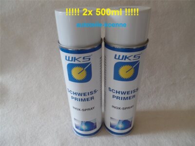 2x 500ml Schweissprimer INOX-Spray Korrosionsschutz Schweisspunkt Grundierung