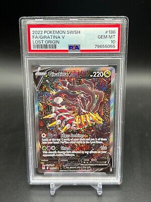 Giratina V - 186/196 - Alternate Art Ultra Rare Near Mint Sword & Shield